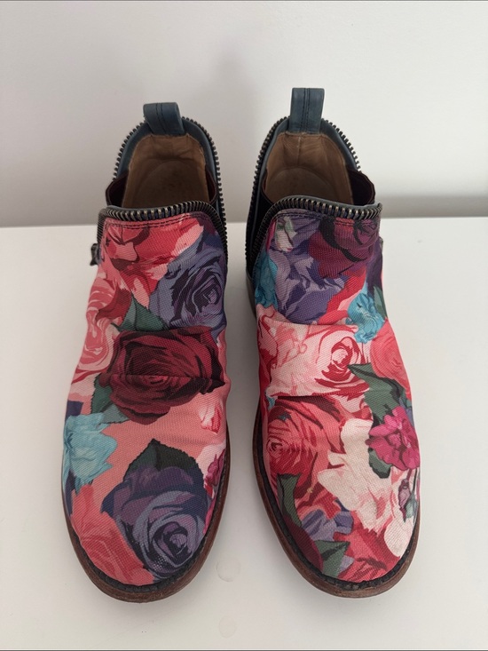 John Fluevog Shoes - Fluevog Evers Floral Canvas Boots